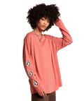 Volcom | Volcom Iconic Stone Ls Sepia  | Camisetas, Camisetas manga larga, Ropa, Unisex, Women | 