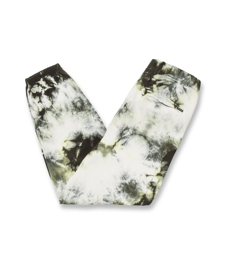Volcom Iconic Stone Plus Fleece Pant Lime Tie Dye | surfdevils.com