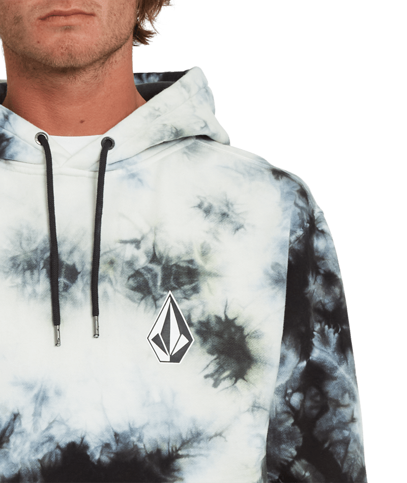 Volcom | Volcom Iconic Stone Plus Po Lime Tie Dye  | Men, Ropa, Sudaderas, Sudaderas con capucha | 