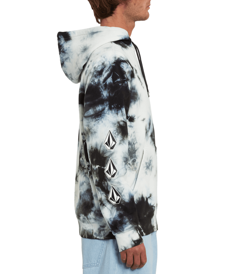 Volcom | Volcom Iconic Stone Plus Po Lime Tie Dye  | Men, Ropa, Sudaderas, Sudaderas con capucha | 