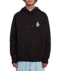 Volcom | Volcom Iconic Stone Po Black  | Men, Ropa, Sudaderas, Sudaderas con capucha, Unisex | 