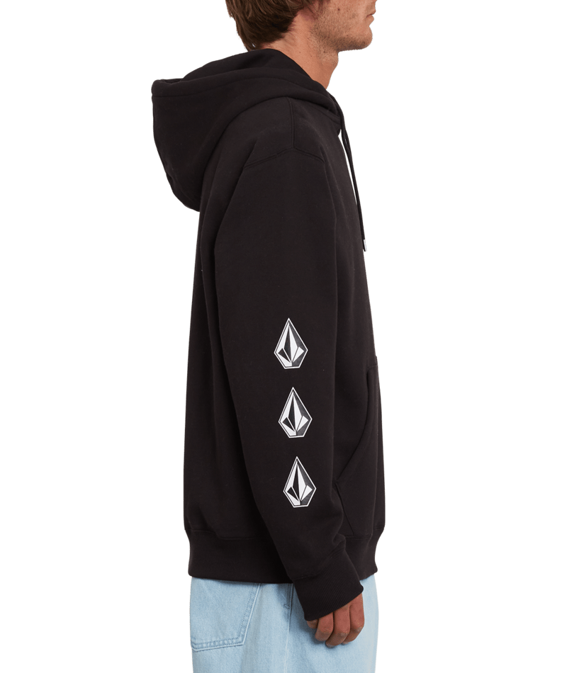 Volcom | Volcom Iconic Stone Po Black  | Men, Ropa, Sudaderas, Sudaderas con capucha, Unisex | 