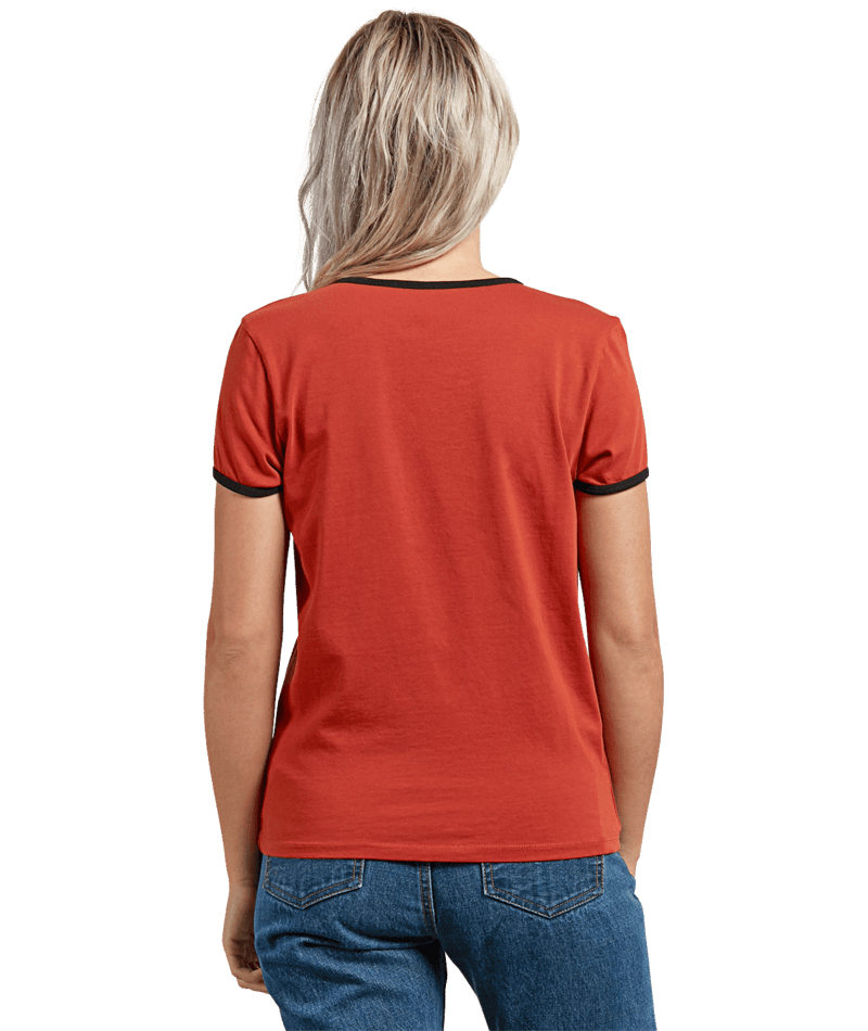 Volcom | Volcom Keep Goin Ringer Tee Copper  | Camisetas, Camisetas manga corta, Ropa, Unisex, Women | 