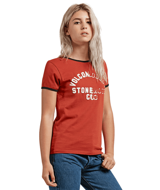 Best selling products | Volcom | Volcom Keep Goin Ringer Tee Copper  | Camisetas, Camisetas manga corta, Ropa, Unisex, Women | 