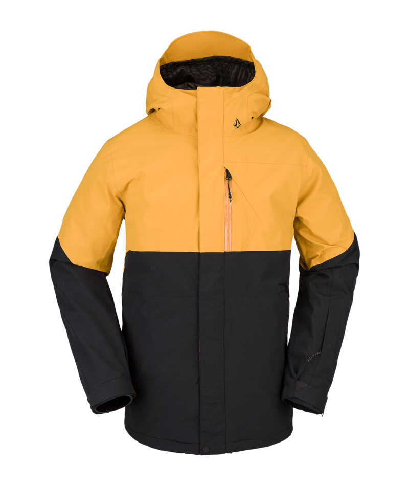Volcom | Volcom L Gore-tex Jacket Resin Gold  | Chaquetas, Chaquetas Nieve Hombre, Gore-tex, Men, Pass Pocket, Shell Technical, Snowboard, Unisex, Zip-tech | 