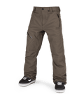 Volcom | Volcom L Gore-tex Pant Dark Teak  | Men, Pantalones Nieve Hombre, Snowboard, Unisex | 