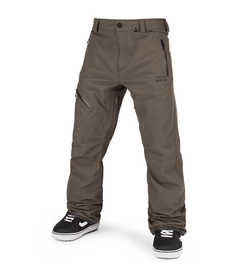 Volcom | Volcom L Gore-tex Pant Dark Teak  | Men, Pantalones Nieve Hombre, Snowboard, Unisex | 