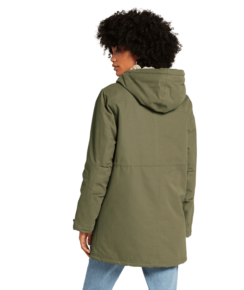 Volcom | Volcom Less Is More 5k Parka Army Green Combo  | Chaquetas Calle, Chaquetas Heavy, Ropa, Unisex, Women | 