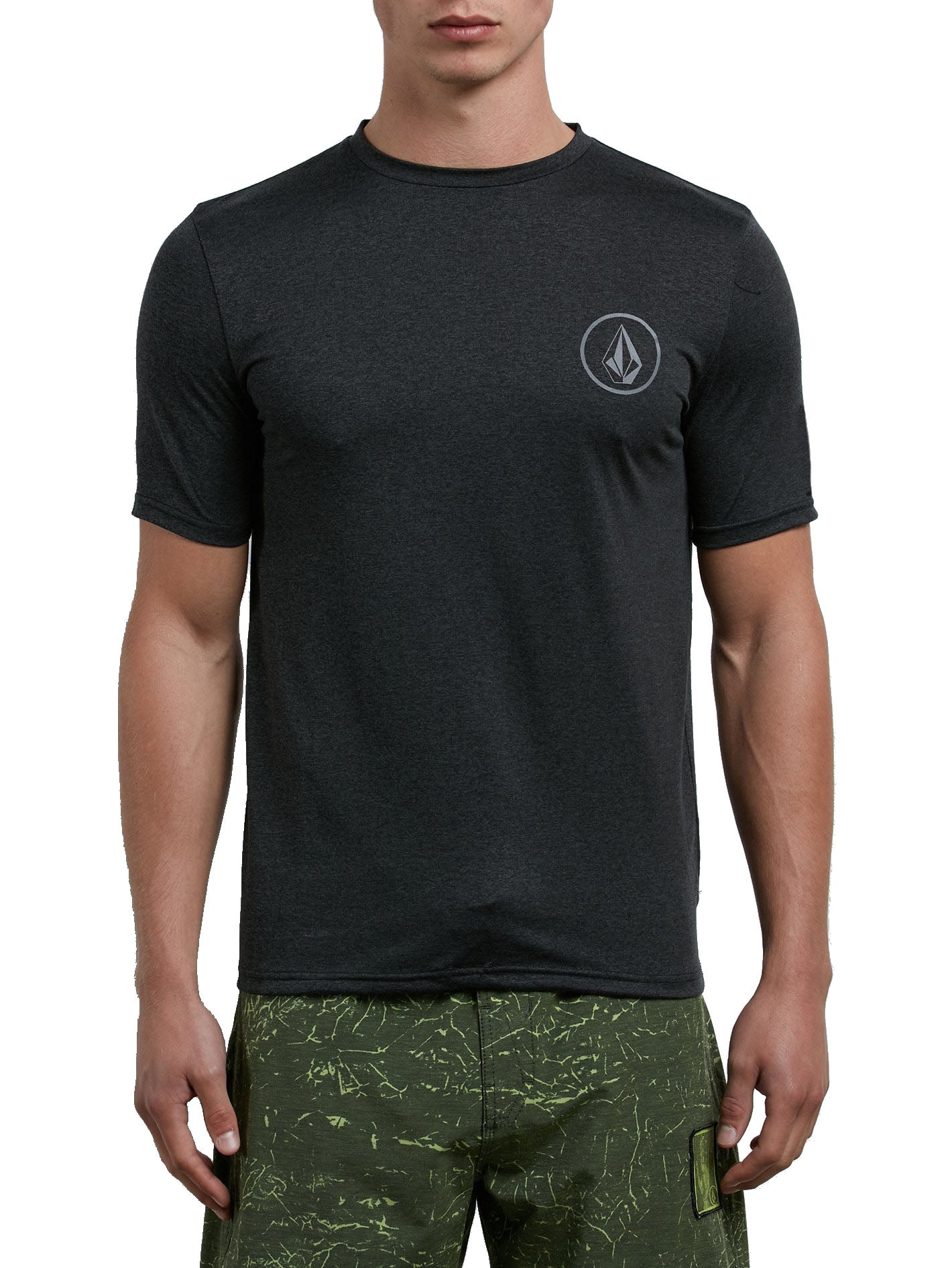 Volcom | Volcom Lido Heather S/s Charcoal Heather  | Licras, Men, Ropa, Ropa baño | 