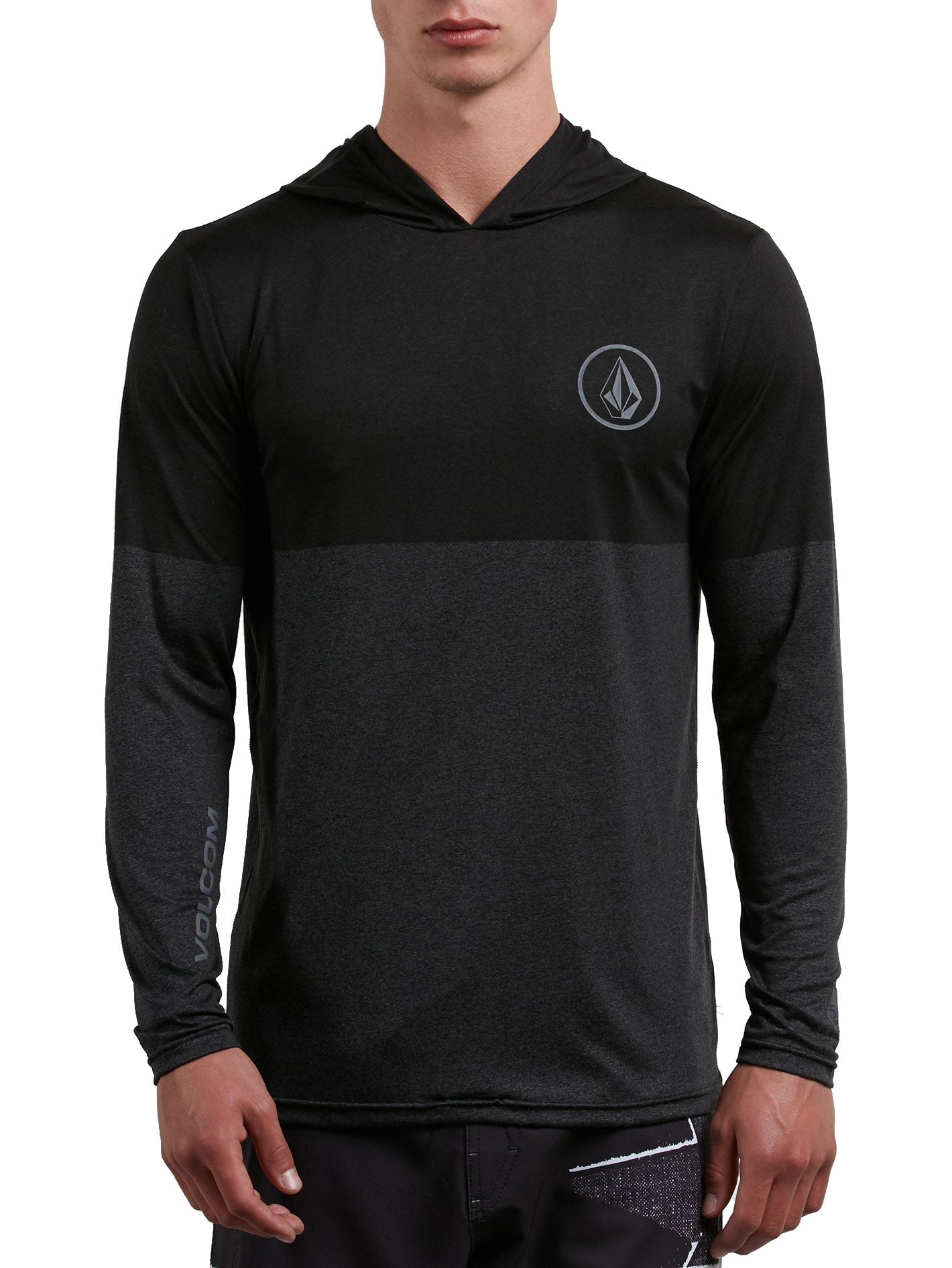Volcom | Volcom Lido Hthr Block L/s Charcoal Heather  | Licras, Men, Ropa, Ropa baño | 