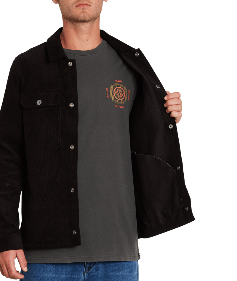 Volcom | Volcom Likeaton Jacket Black  | Chaquetas, Chaquetas Calle, Chaquetas Light, Men, Ropa, Unisex | 