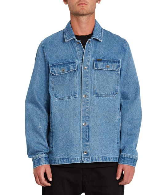 Best selling products | Volcom | Volcom Likeaton Jacket Denim  | Chaquetas, Men, Ropa | 