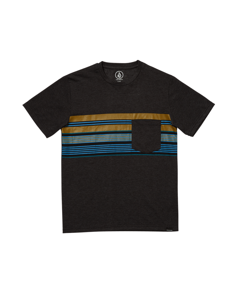 Volcom | Volcom Line Stack Hth Ss Heather Black  | Boys, Camisetas, Camisetas manga corta, Ropa | 