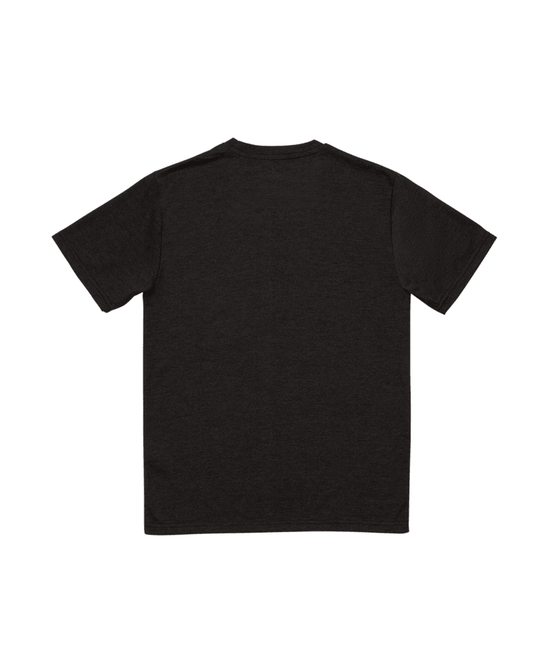 Volcom Camiseta Niño Line Stack Hth Ss Heather Black | Volcom Shop | surfdevils.com