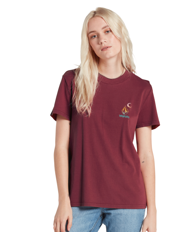 Volcom | Volcom Lock It Up Tee Bark Brown  | Camisetas, Camisetas manga corta, Ropa, Women | 