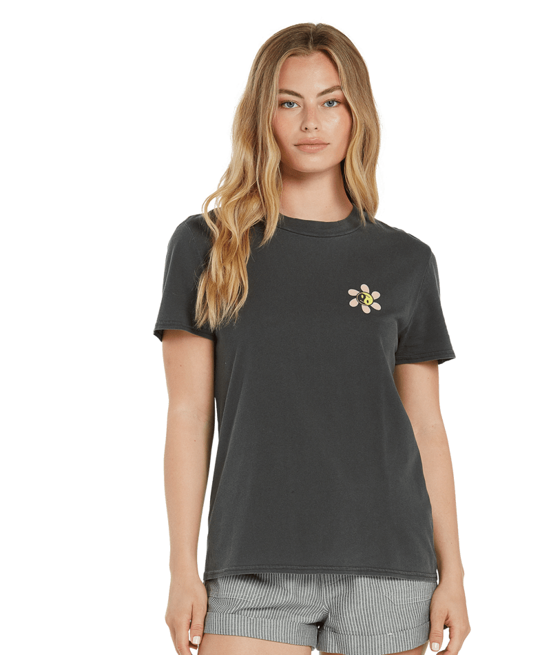T-shirt Volcom Lock It Up noir | Nouveaux produits | Produits les plus récents | Produits les plus vendus | surfdevils.com