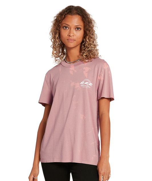 produits les plus vendus | Volcom | Volcom Lock It Up Tee Faded Mauve  | Camisetas, Camisetas manga corta, Ropa, Women | 