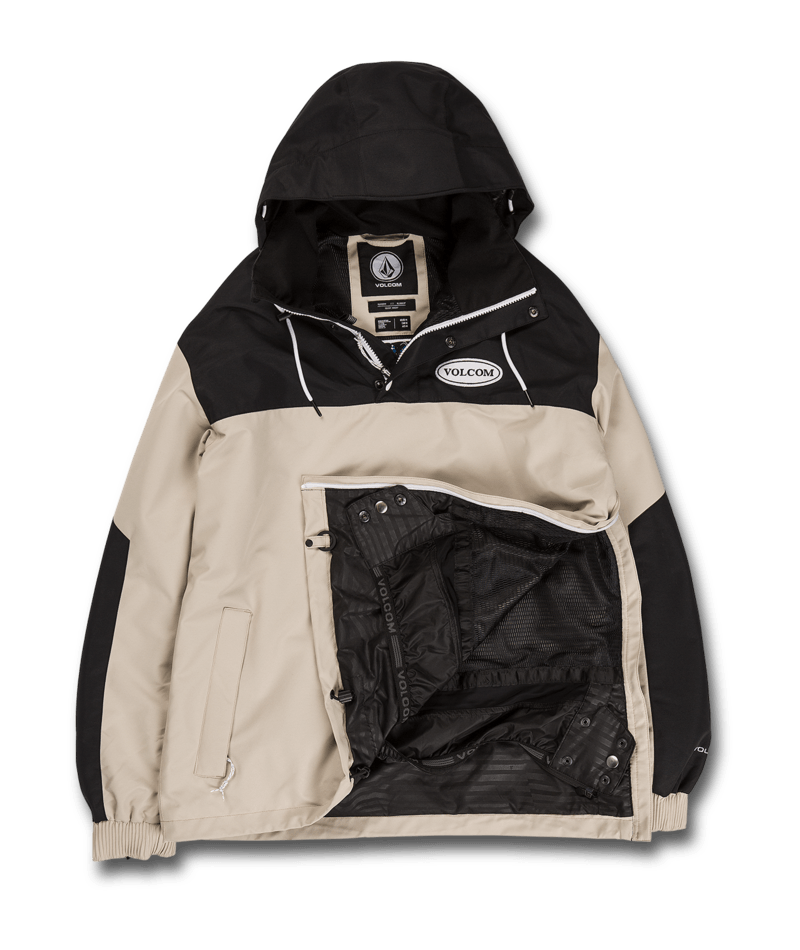 Volcom | Volcom Longo Pullover Khaki  | Chaquetas, Chaquetas Nieve Hombre, Shell Technical, Snowboard, Unisex | 