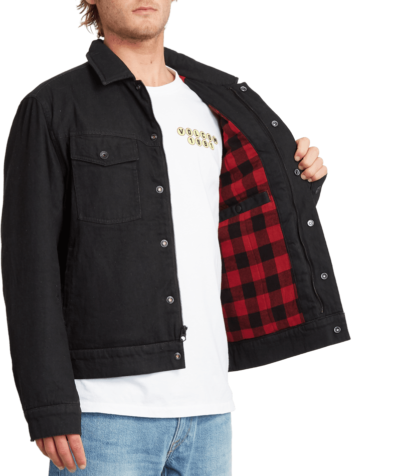 Volcom Lynstone Jacket Black | surfdevils.com