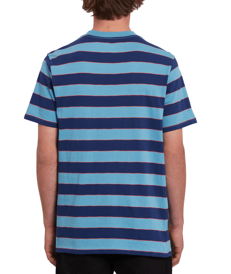 Volcom Maxer Stripe Crew SS Blueprint | Nouveaux produits | Produits les plus récents | Produits les plus vendus | surfdevils.com