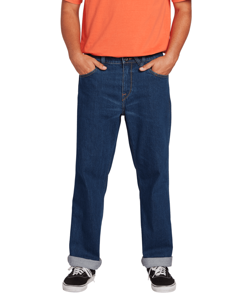 Volcom | Volcom Modown Denim Enzyme Dark Wash  | Men, Pantalones, Ropa, Tejanos, Unisex | 