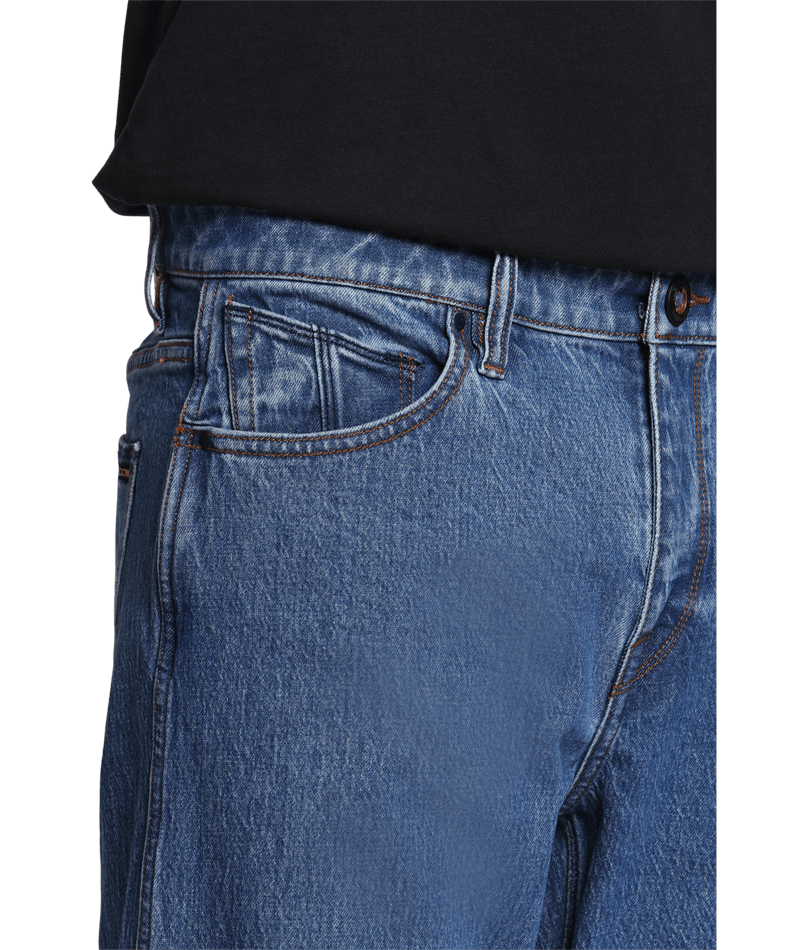 Volcom | Volcom Modown Denim Mid Marbled Indigo  | Men, Pantalones, Ropa, Tejanos | 