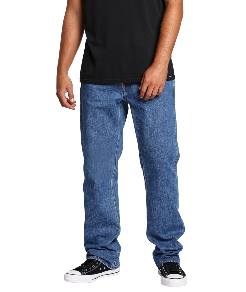 Volcom | Volcom Modown Denim Mid Marbled Indigo  | Men, Pantalones, Ropa, Tejanos | 