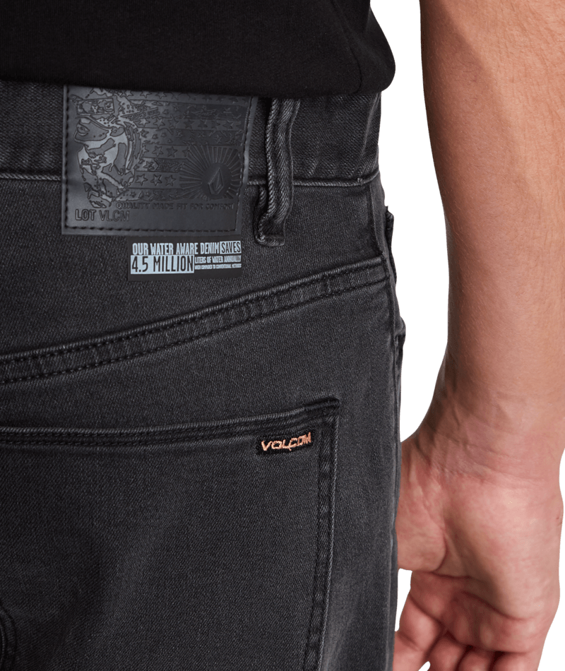 Volcom | Volcom Modown Denim Worn Black  | Men, Pantalones, Ropa, Tejanos | 