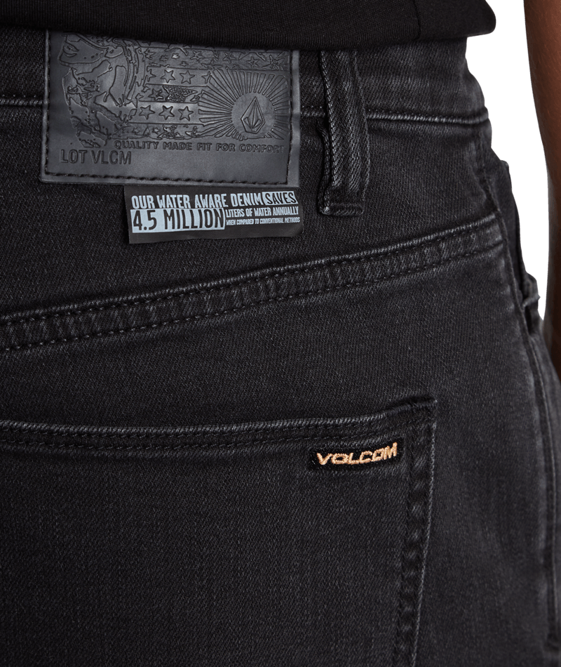 Volcom | Volcom Modown Tapered Denim Ink Black  | Men, Pantalones, Ropa, Tejanos | 