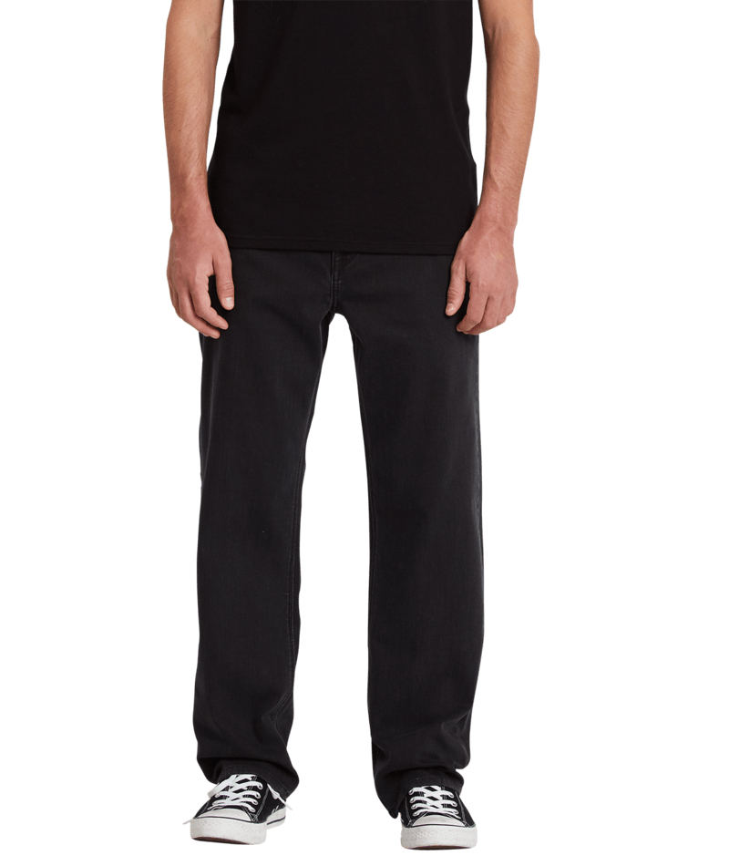 Volcom Modown Tapered Denim Ink Black | Pantalones Tejanos | Todos los pantalones de hombre | Volcom Shop | surfdevils.com