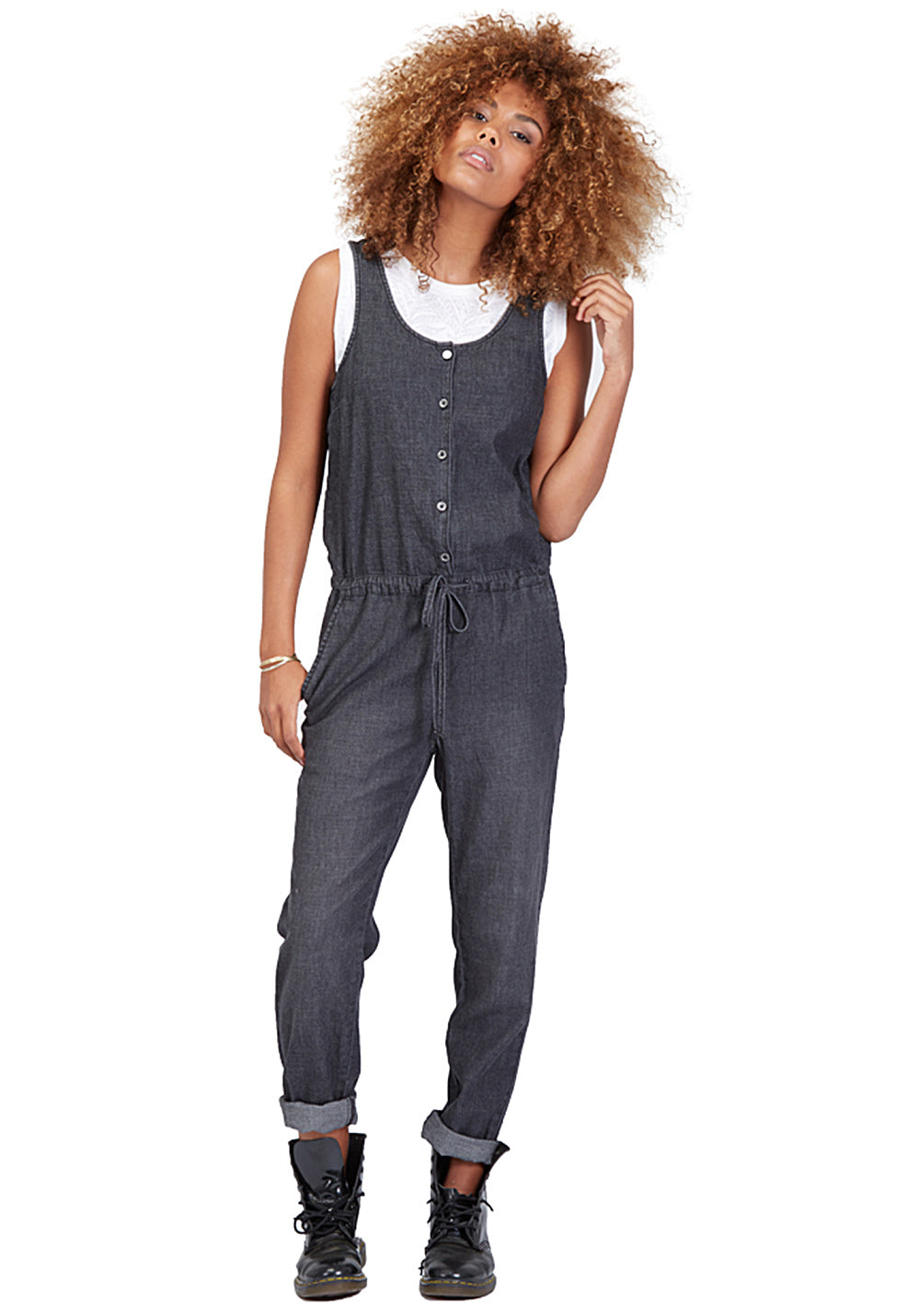 Volcom | Volcom Painterly Jumper Vintage Black  | Ropa, Vestidos, Women | 