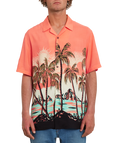 Volcom | Volcom Parodice Ss Living Coral  | Camisas, Camisas manga corta, Men, Ropa | 