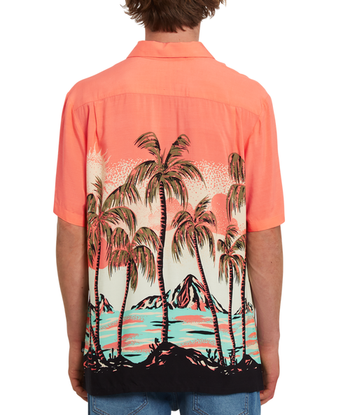Volcom | Volcom Parodice Ss Living Coral  | Camisas, Camisas manga corta, Men, Ropa | 