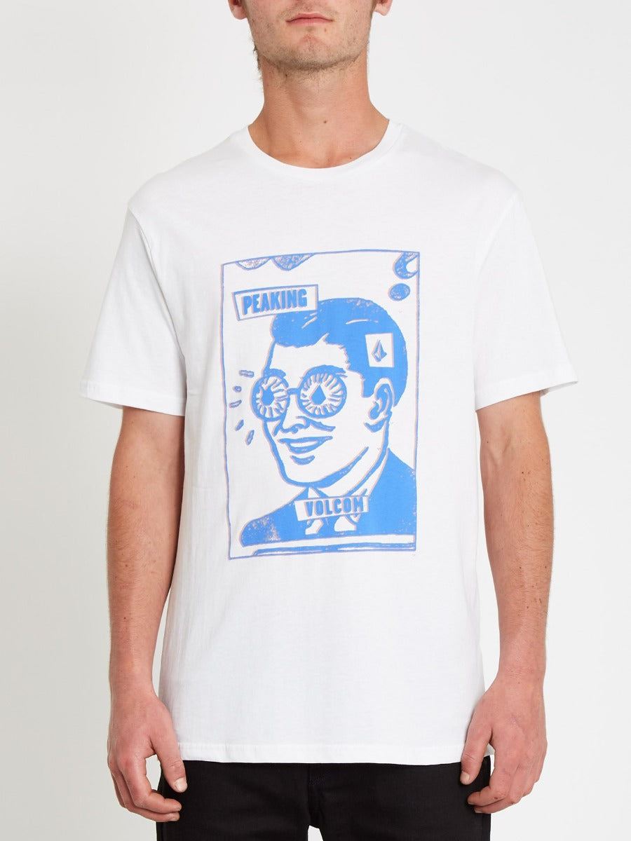 Volcom | Volcom Peaking BSC SS Tee White  | Camisetas, Camisetas manga corta, Men, Ropa | 