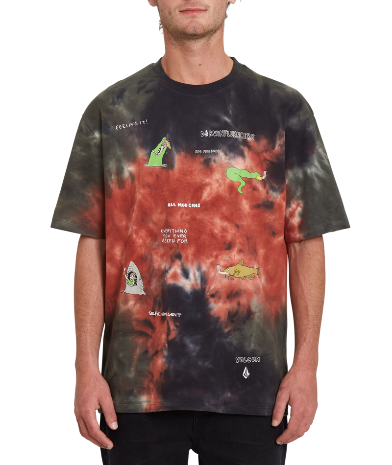 Volcom | Volcom Pentagram Pizza Fa Ss Multi  | Camisetas, Camisetas manga corta, Men, Ropa | 