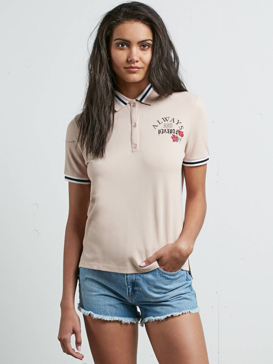 Volcom | Volcom Pique Boo SS Mushroom  | Camisas, Camisas manga corta, Ropa, Women | 