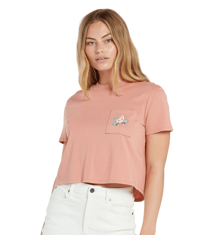 Volcom | Volcom Pocket Dial Tee Light Mauve  | Camisetas, Camisetas manga corta, Ropa, Women | 
