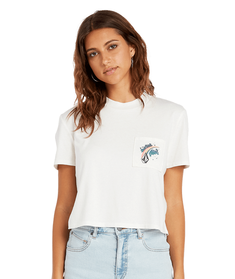 Volcom | Volcom Pocket Dial Tee Star White  | Camisetas, Camisetas manga corta, Ropa, Unisex, Women | 