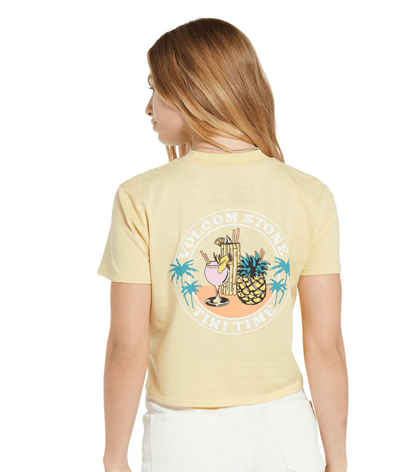 Volcom Pocket Dial Tee Wheat | Camisetas manga corta de mujer | LO MÁS NUEVO | Volcom Shop | surfdevils.com