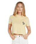 Volcom | Volcom Pocket Dial Tee Wheat  | Camisetas, Camisetas manga corta, Ropa, Women | 
