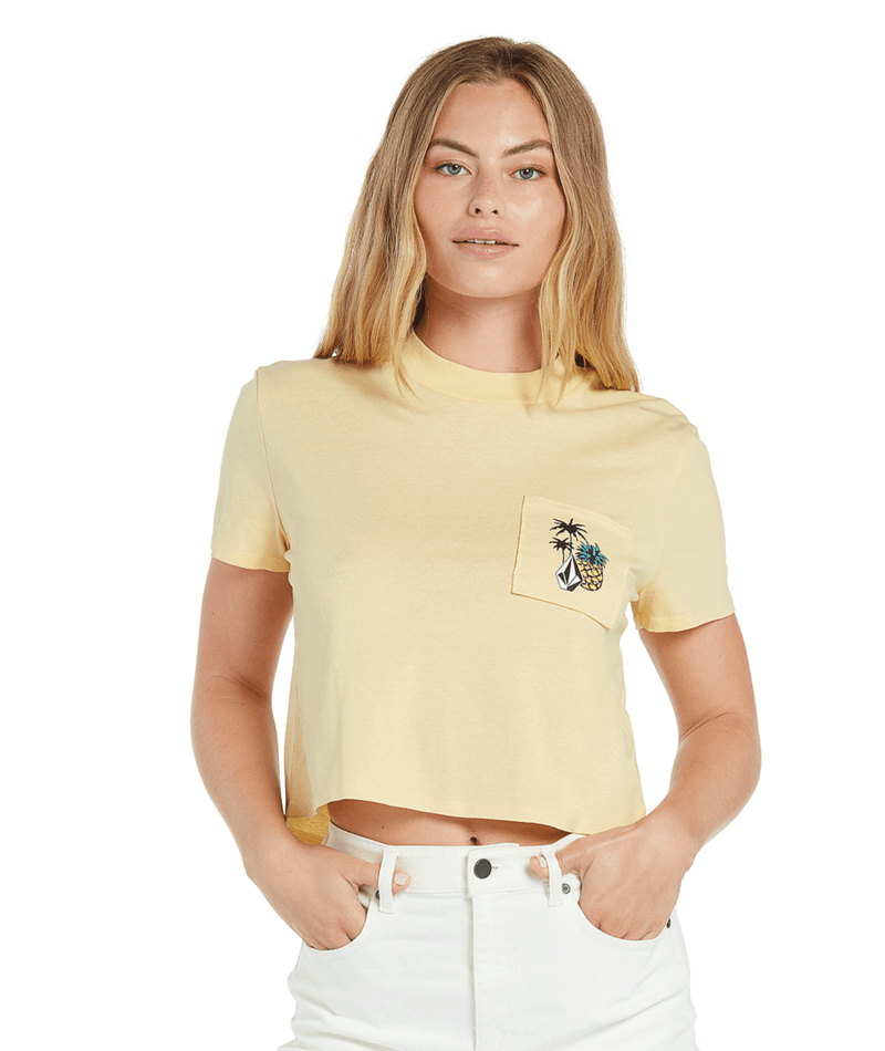 Volcom | Volcom Pocket Dial Tee Wheat  | Camisetas, Camisetas manga corta, Ropa, Women | 