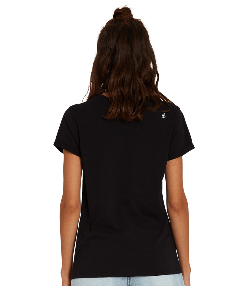 Volcom | Volcom Radical Daze Tee Black  | Camisetas, Camisetas manga corta, Ropa, Women | 