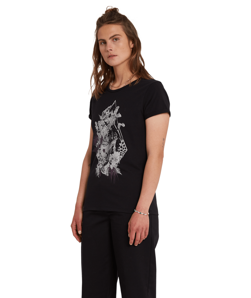Volcom | Volcom Radical Daze Tee Black  | Camisetas, Camisetas manga corta, Ropa, Unisex, Women | 