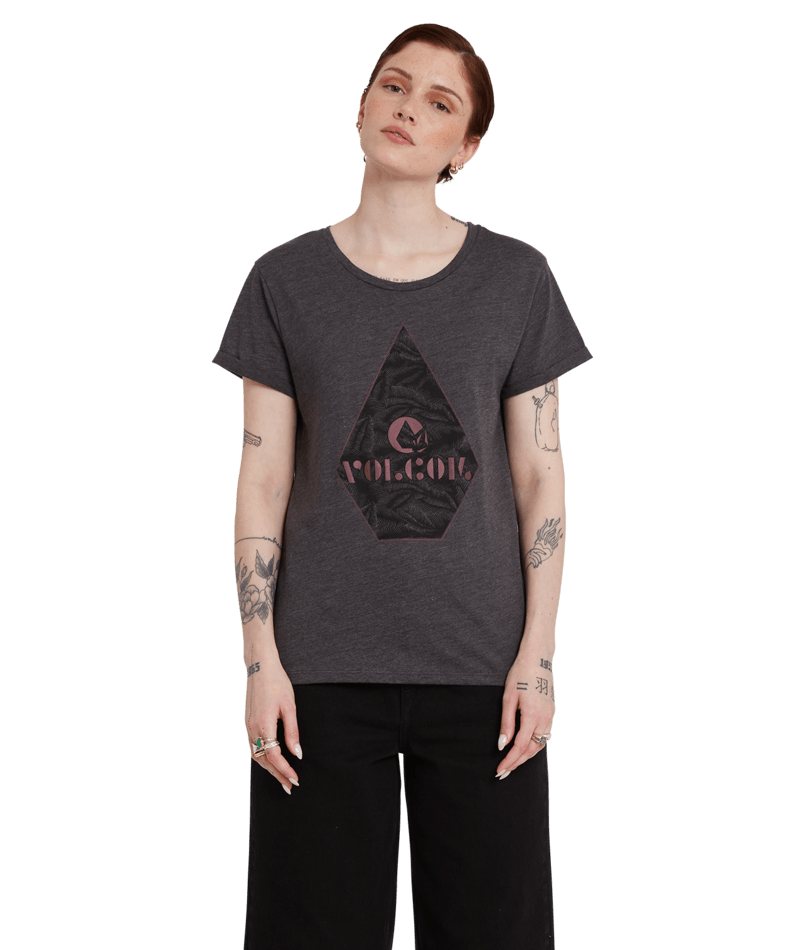 Volcom | Volcom Radical Daze Tee Charcoal  | Camisetas, Camisetas manga corta, Ropa, Unisex, Women | 