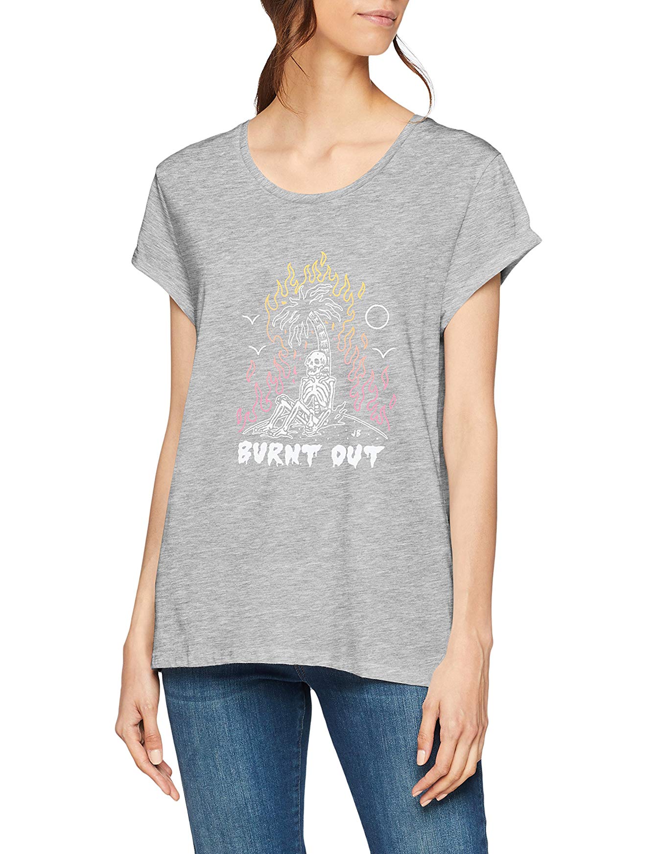 Volcom | Volcom Radical Daze Tee Heather Grey  | Camisetas, Camisetas manga corta, Ropa, Women | 