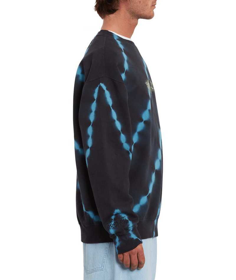 Volcom | Volcom Richard French Sayer Fa Crew Black  | Men, Ropa, Sudaderas, Sudaderas sin capucha | 