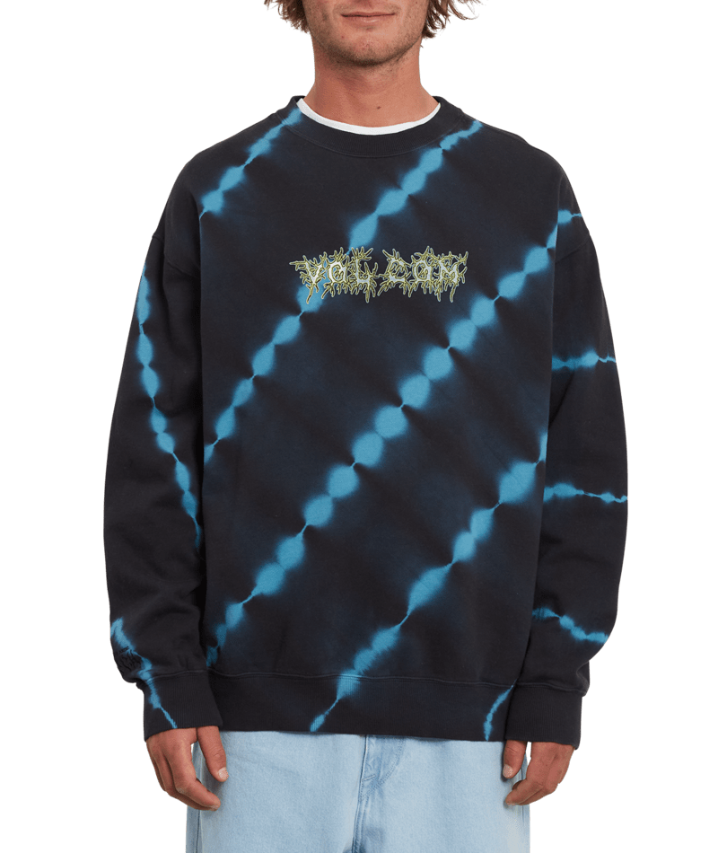 Volcom | Volcom Richard French Sayer Fa Crew Black  | Men, Ropa, Sudaderas, Sudaderas sin capucha | 