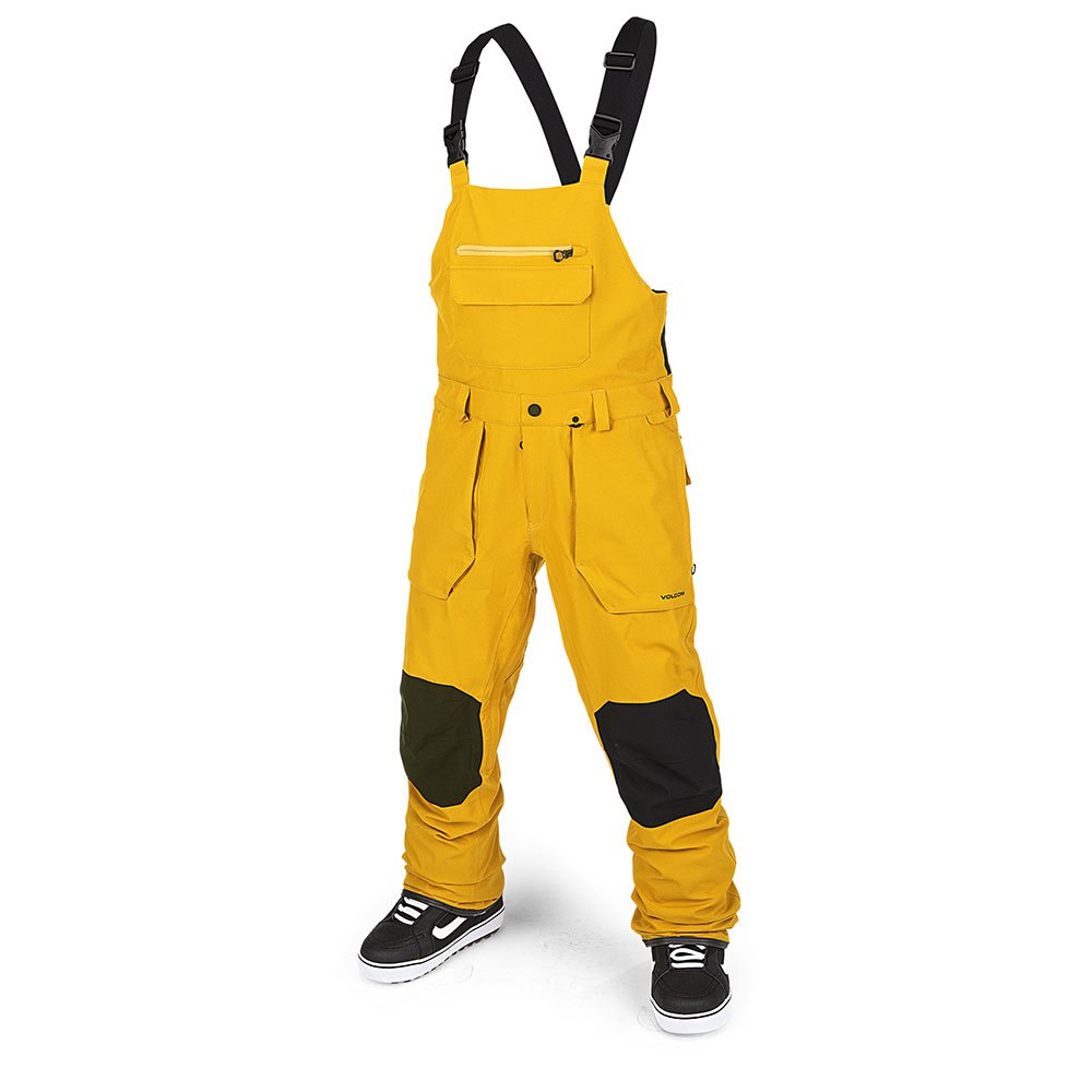 Volcom | Volcom Roan Bib Overall Resin Gold  | Men, Pantalones, Pantalones Nieve Hombre, Snowboard | 