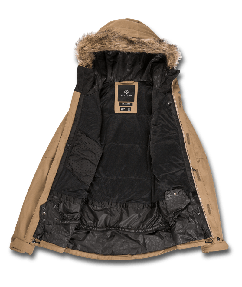 Volcom | Volcom Shadow Ins Jacket Coffee  | Chaquetas Nieve Mujer, Insulated Technical, Snowboard, Unisex | 