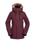 Volcom | Volcom Shadow Ins Jacket Merlot  | Chaquetas Nieve Mujer, Insulated Technical, Snowboard, Unisex | 